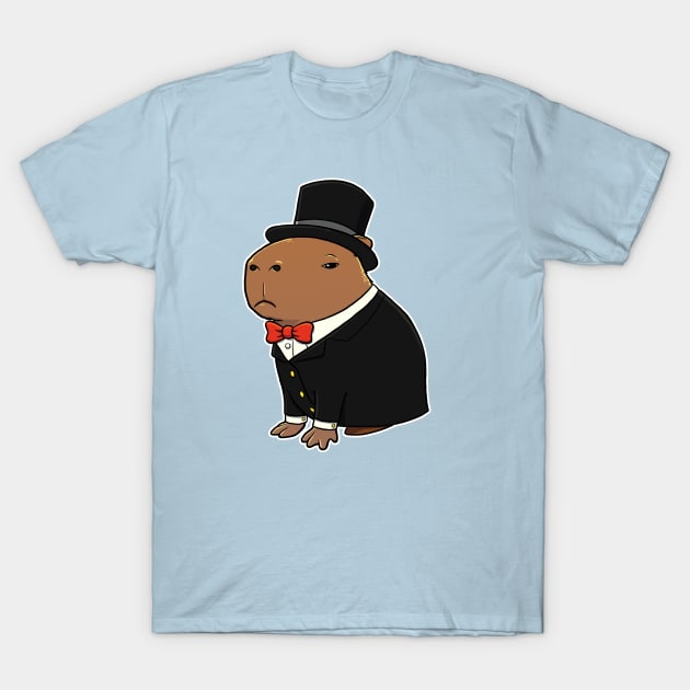 Gentleman Capybara Groom T-Shirt by capydays